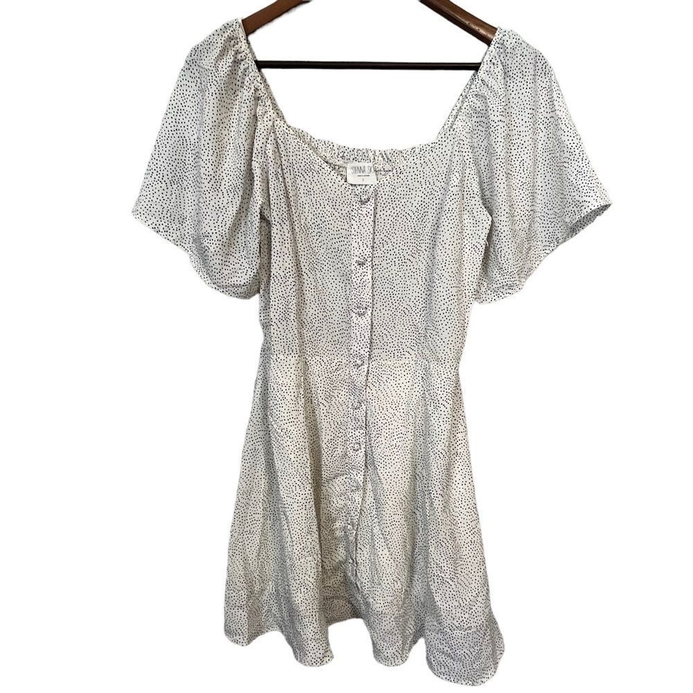 Sienna Sky Black & White Speckled Dress